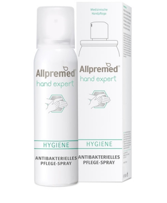 Antibakteriální zklidňující sprej Allpremed® hand expert HYGIENE