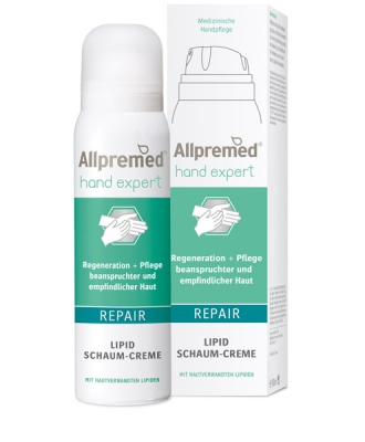 Lipidová krémová pěna Allpremed® hand expert REPAIR s kožními lipidy