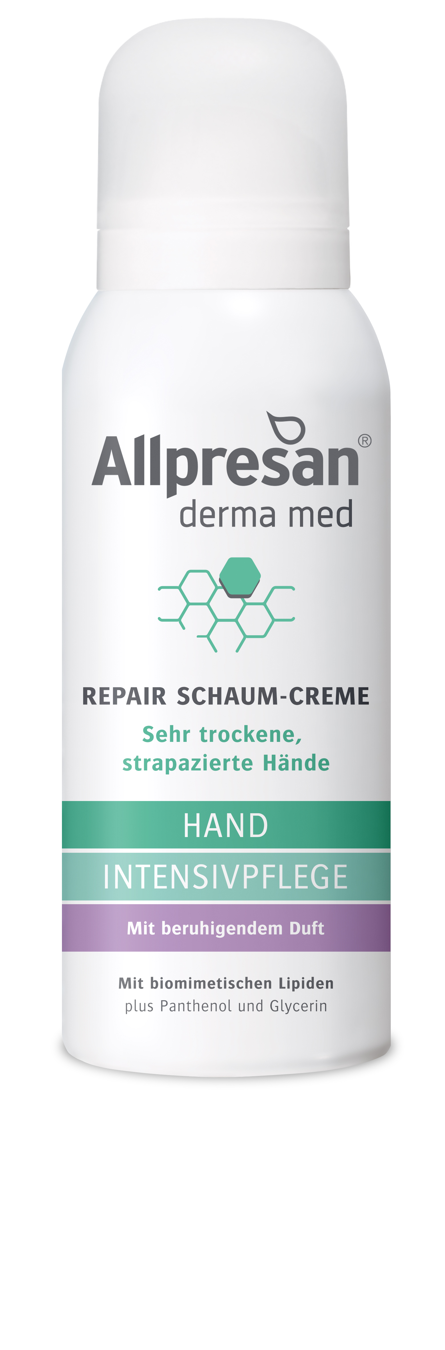 Allpresan Derma Med regenerační krémová pěna HAND intenzivní péče s uklidňující vůní
